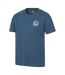 Mens London Short-sleeved T-shirt Dark Blue Mountain Warehouse-3