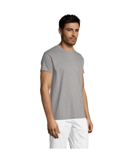T-shirt Regent Adulte Gris Chiné SOLS