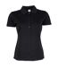 Tee Jays Womens/Ladies Luxury Stretch Short Sleeve Polo Shirt (Black)