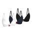 x3 soutien-gorge noir/blanc femme tommy hilfiger triangle - l-1