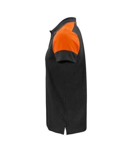 Polo Prime Homme Noir Orange Printer