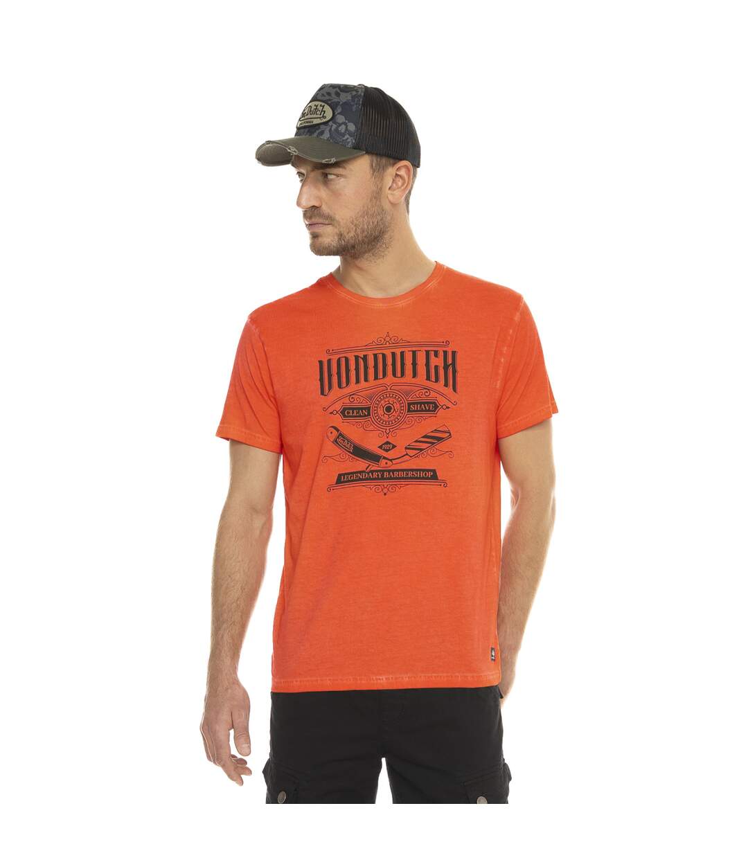 T-shirt homme col rond manches courtes Regular Fit Razo Vondutch-1