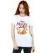 Disney Femme/Les femmes Mulan Mushu Dragon Fire Cotton Boyfriend T-Shirt (Blanc) - UTBI18033-2