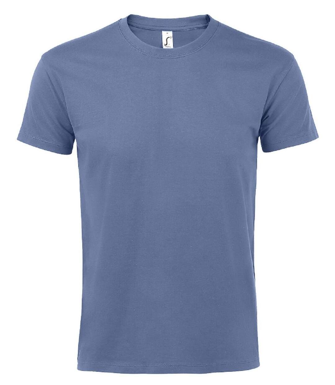 T-shirt manches courtes - Mixte - 11500 - bleu-1