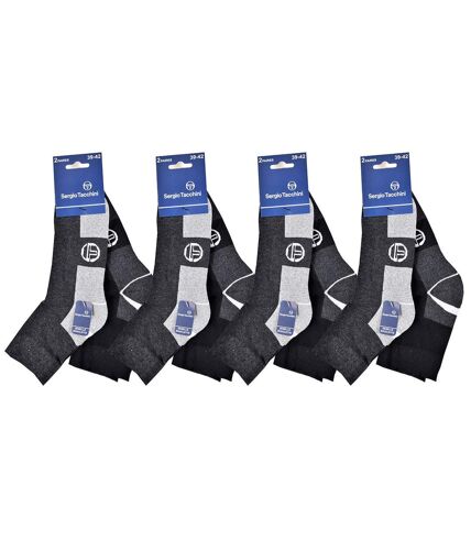 Chaussettes Homme QUARTER SERGIO TACCHINI Lot de 8 Pack de 8 Paires 2604 BOUCLETTE