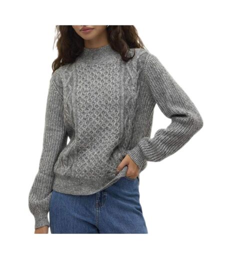 Pull gris femme vero moda universe