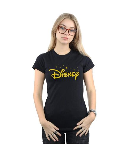 Disney T-shirt en coton à logo étoilé Femmes/Ladies (Noir) - UTBI31885