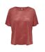 T-shirt rouge femme only play pnia-2