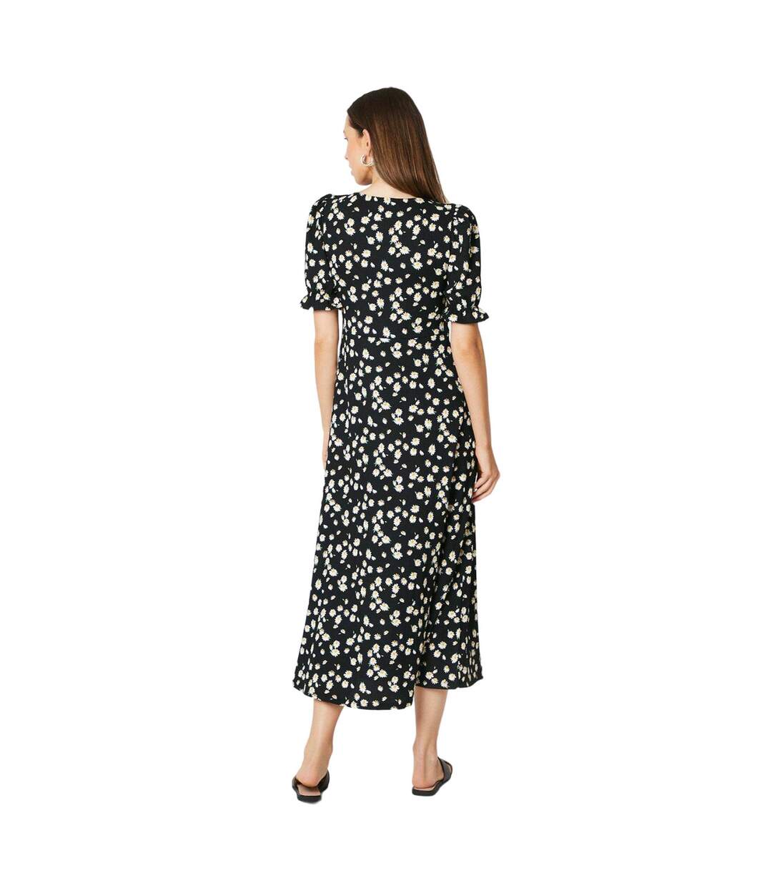 Robe mi-longue femme noir Dorothy Perkins-2