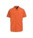 Trespass Mens Lowrel Short Sleeve Travel Shirt (Burnt Orange)