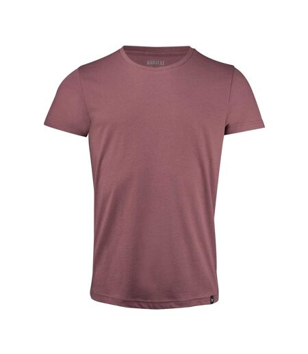 Unisex Adult American U T-shirt Dusty Red James Harvest