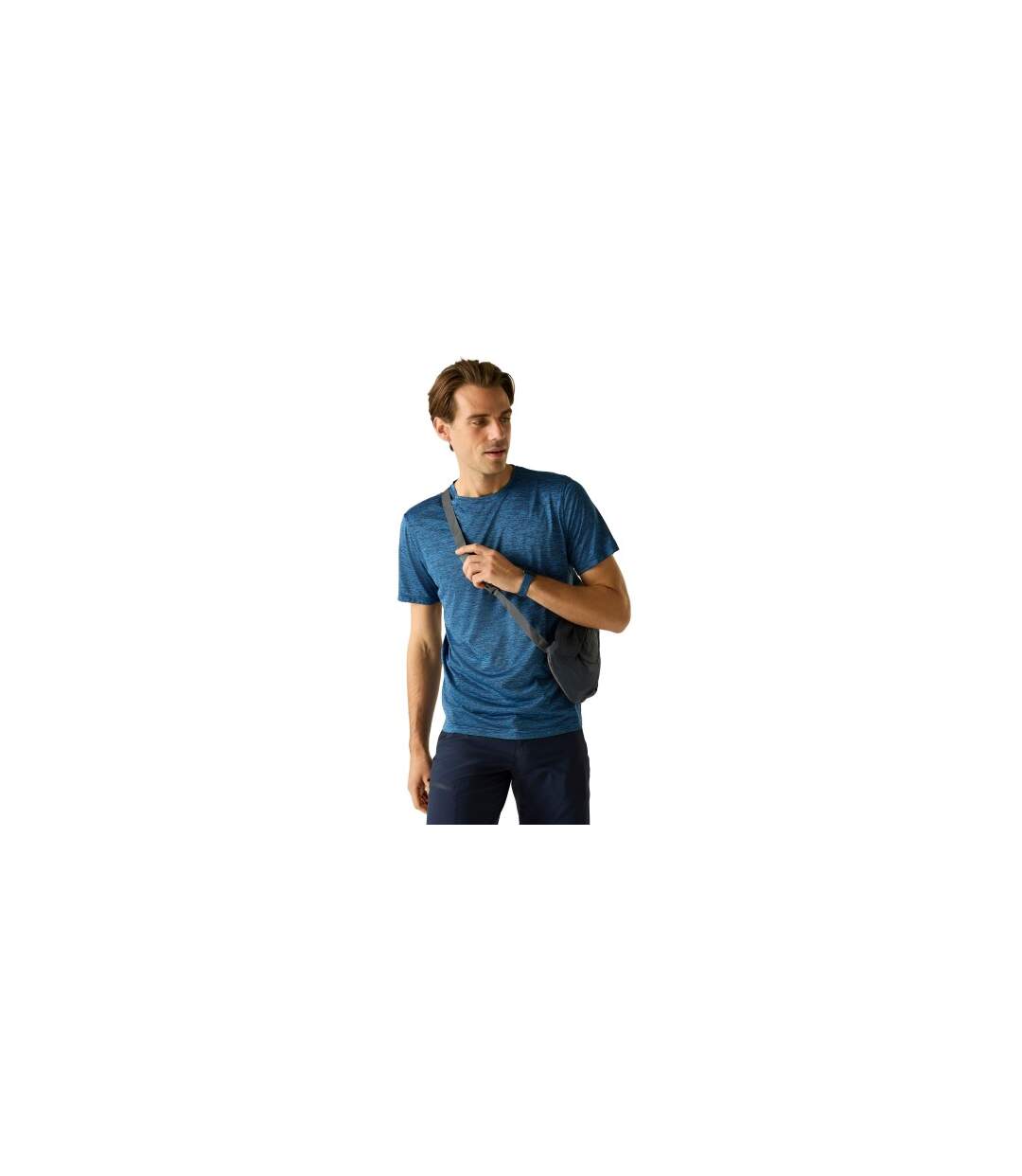 T-shirt Motif/style Chiné Fingal Edition Homme Bleu Olympien Bleu Marine Regatta-1