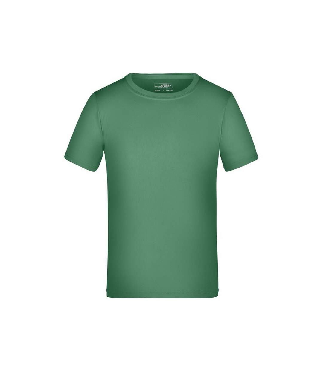 T-shirt active enfant vert James and Nicholson-1