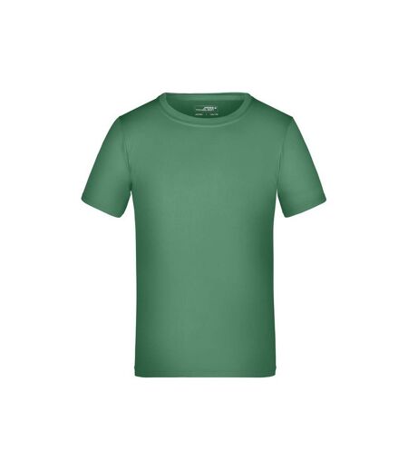 T-shirt active enfant vert James and Nicholson