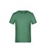 T-shirt active enfant vert James and Nicholson-1