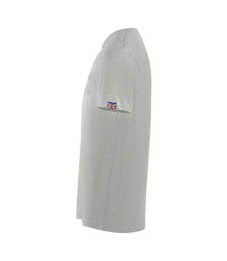 T-shirt Motif Brodé London Homme Gris Aquascutum