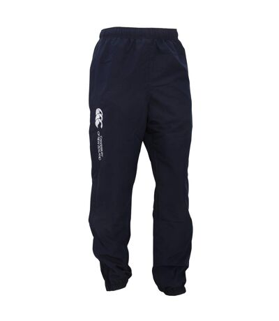 Mens Cuffed Ankle Jogging Bottoms Navy White Canterbury