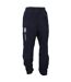 Mens Cuffed Ankle Jogging Bottoms Navy White Canterbury-1