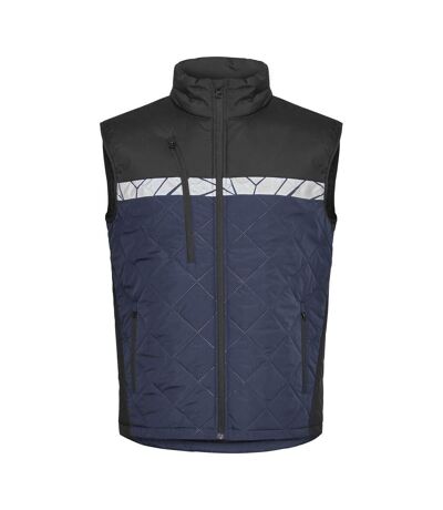Mens 7700 Progression Gilet Navy Black Projob