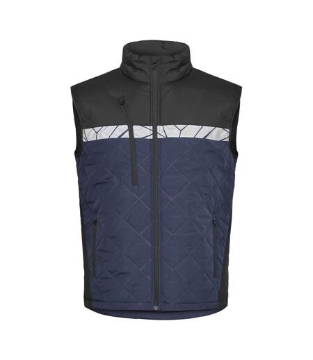 Mens 7700 Progression Gilet Navy Black Projob