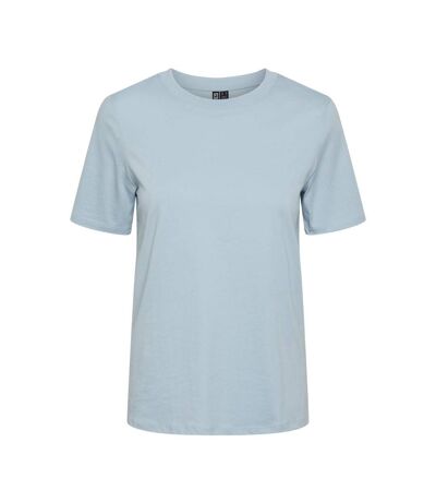 T-shirt Bleu Femme Pieces Ria - M