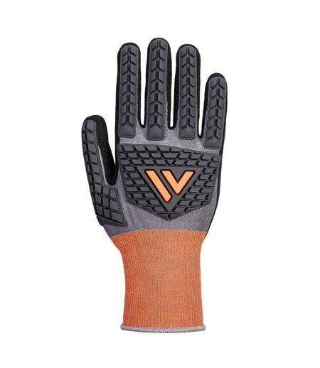 Ct cut d18 low impact nitrile safety gloves l grey/black Portwest