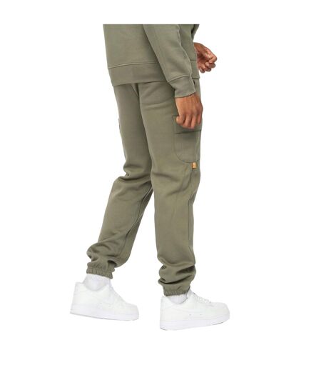 Mens Adamsberg Jogging Bottoms Dark Olive Duck And Cover