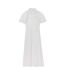 Womens/ladies Neon Tape Polo Shirt Dress White Lacoste-1