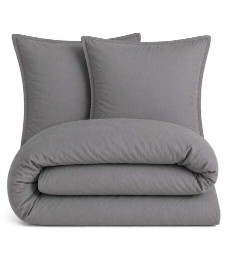 Parure de lit MILA micro lavée polyester
