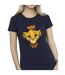Disney - T-shirt THE LION KING FUTURE KING - Femme (Bleu marine) - UTBI16369-3