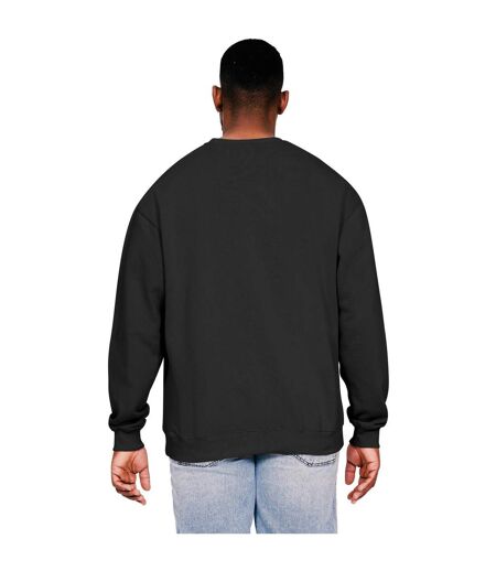 Casual Classics Mens Ringspun Cotton Oversized Sweatshirt (Black)
