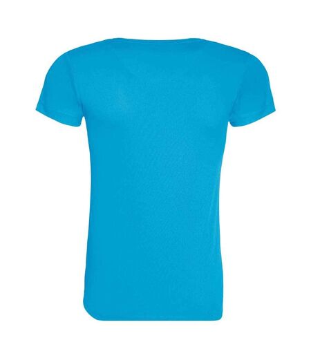 T-shirt cool femme bleu saphir Awdis