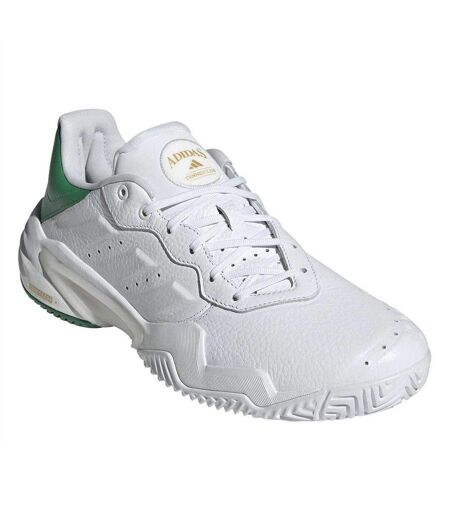 Mens Barricade 13 Lace Up Trainers Gold White Green Adidas