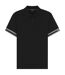 Polo Motif/style Lisse Zone Homme Noir Boss-2