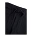 Womens/ladies High Waist Straight Leg Trousers Navy Animal-4