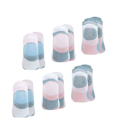 Lot de 6 paires de chaussettes basses femme Sport Wilson