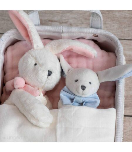 Doudou polyester collection J'AIME MON DOUDOU Lapin