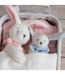 Doudou polyester collection J'AIME MON DOUDOU Lapin-5