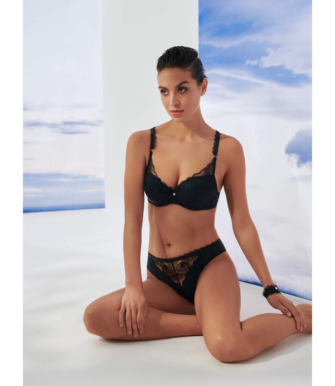 Soutien-gorge push-up sans armatures Sympathy Lisca