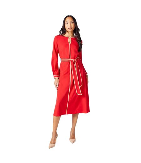 Robe mi-longue premium femme rouge Principles