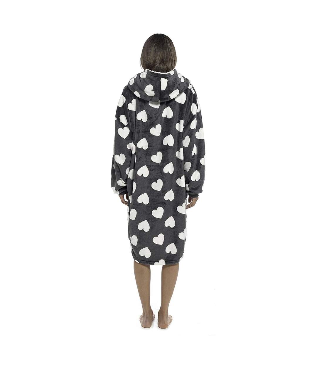 Ladies Soft Touch Fleece Snuggle Hoodie for Winter-5