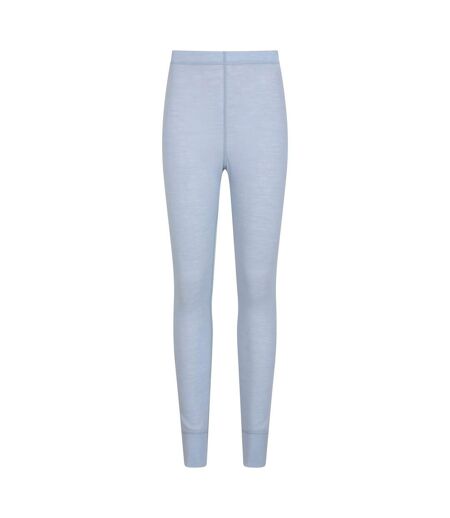 Womens/ladies Merino Ii Thermal Bottoms Light Blue Mountain Warehouse