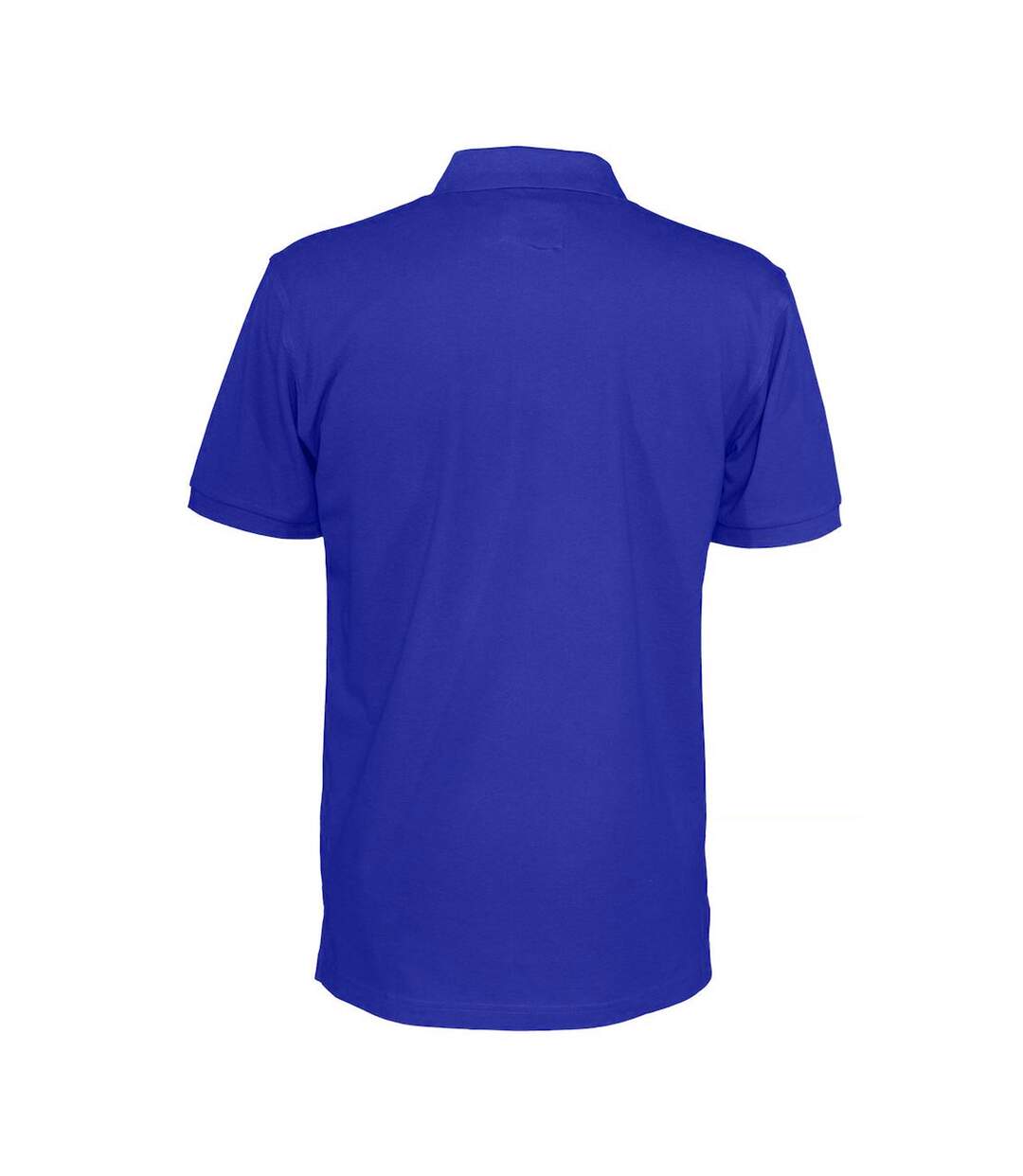 Mens Pique Polo Shirt Royal Blue Clique-2