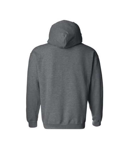Gildan Heavy Blend Adult Unisex Hooded Sweatshirt/Hoodie (Dark Heather) - UTBC468