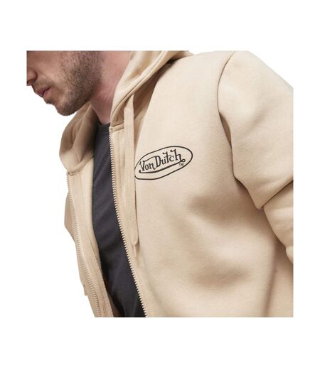 Sweat zippé avec capuche en coton homme Slimane Vondutch