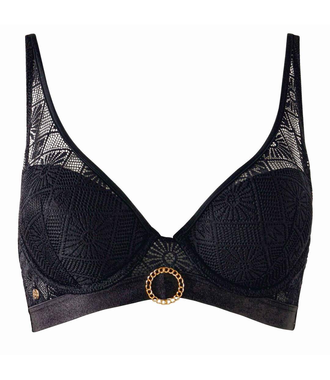 Soutien-gorge ampliforme coque moulée noir Olivia-1