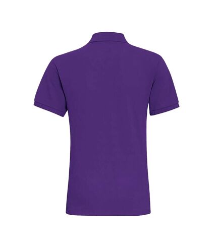 Asquith & Fox Mens Plain Short Sleeve Polo Shirt (Purple) - UTRW3471