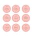 Jeu de 30 Questions EVJF 8cm Rose-3