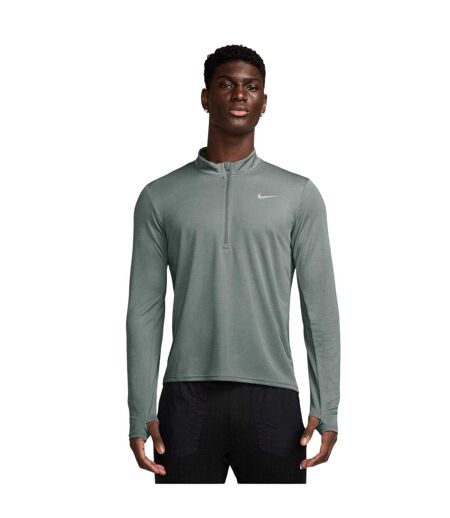 Haut Manches Longues Course À Pied Core Homme Vert De Gris Nike