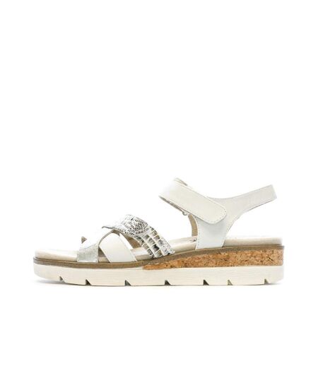 Sandales blanches femme relifejubroie